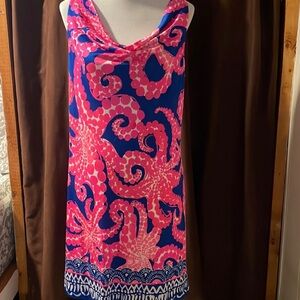 Lily Pulitzer size large silk sleeveless dress